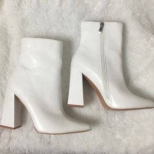 flared heel sock boots